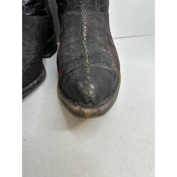 Genuine Exotic Stingray Pointed Toe Montenegro Cowboy Boots Size 27/US ~9‎ main image 10